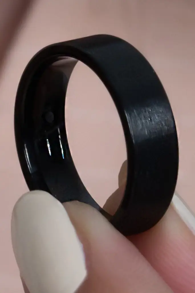 6mm Mat Düz Model Unisex Kadın Erkek Çelik Alyans Yüzük cl29 - Siyah