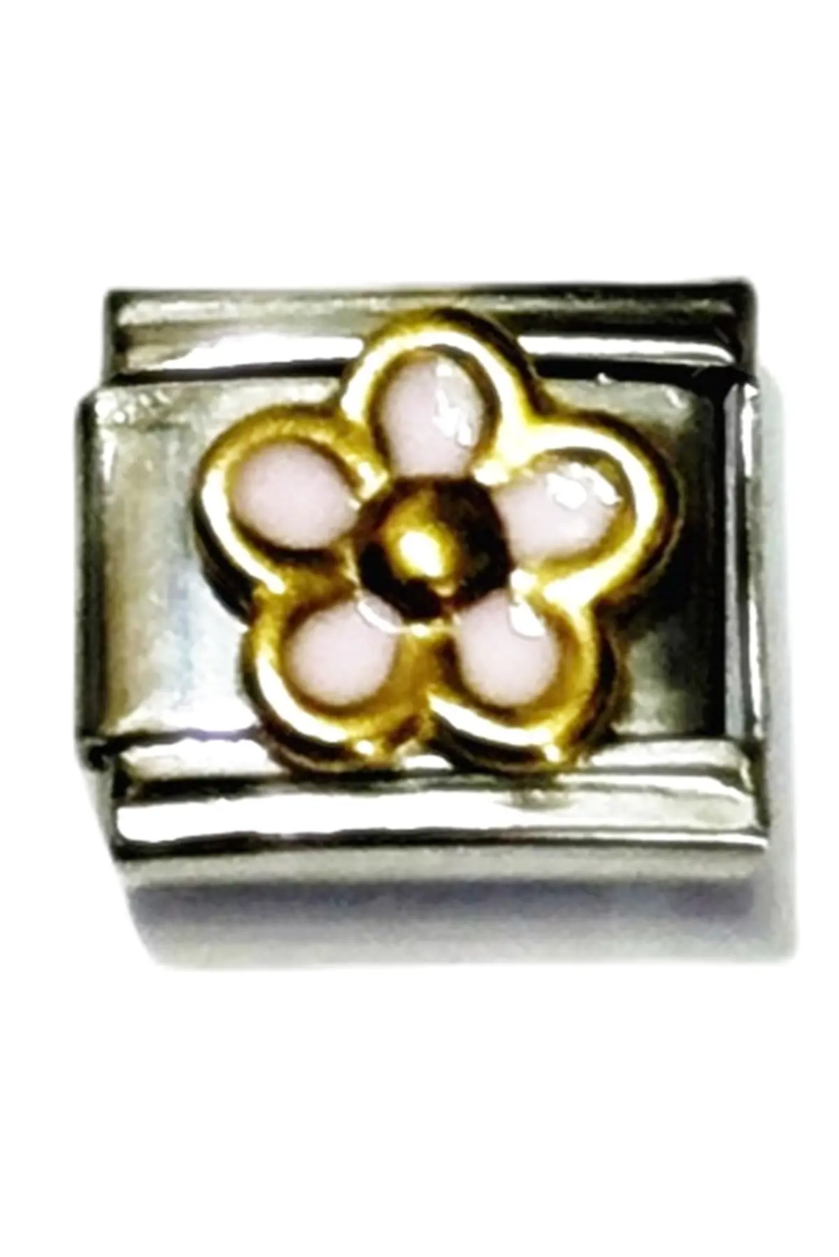 Nomination Çelik Bileklik Uzatma Ek Charm (1 Adet) 9mm scb26c - Beyaz
