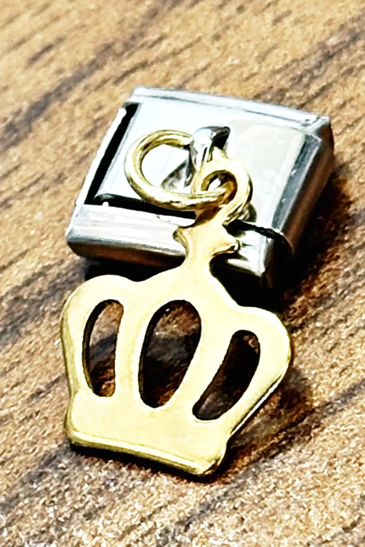 Nomination Çelik Bileklik Uzatma Ek Charm (1 Adet) 9mm scb26c - Antrasit