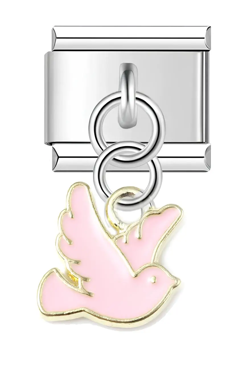 Nomination Çelik Bileklik Uzatma Ek Charm (1 Adet) 9mm scb26c - Gri