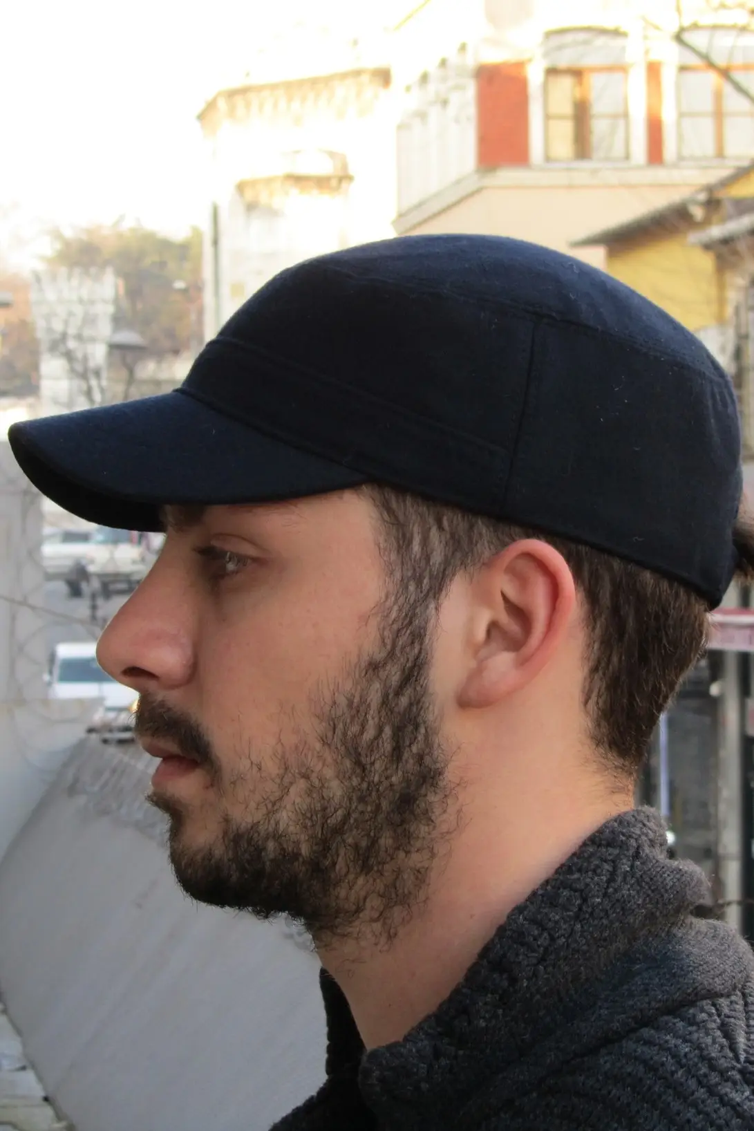 Kaşe Kastro Şapka Erkek Castro Kışlık Yün Şapka cp227