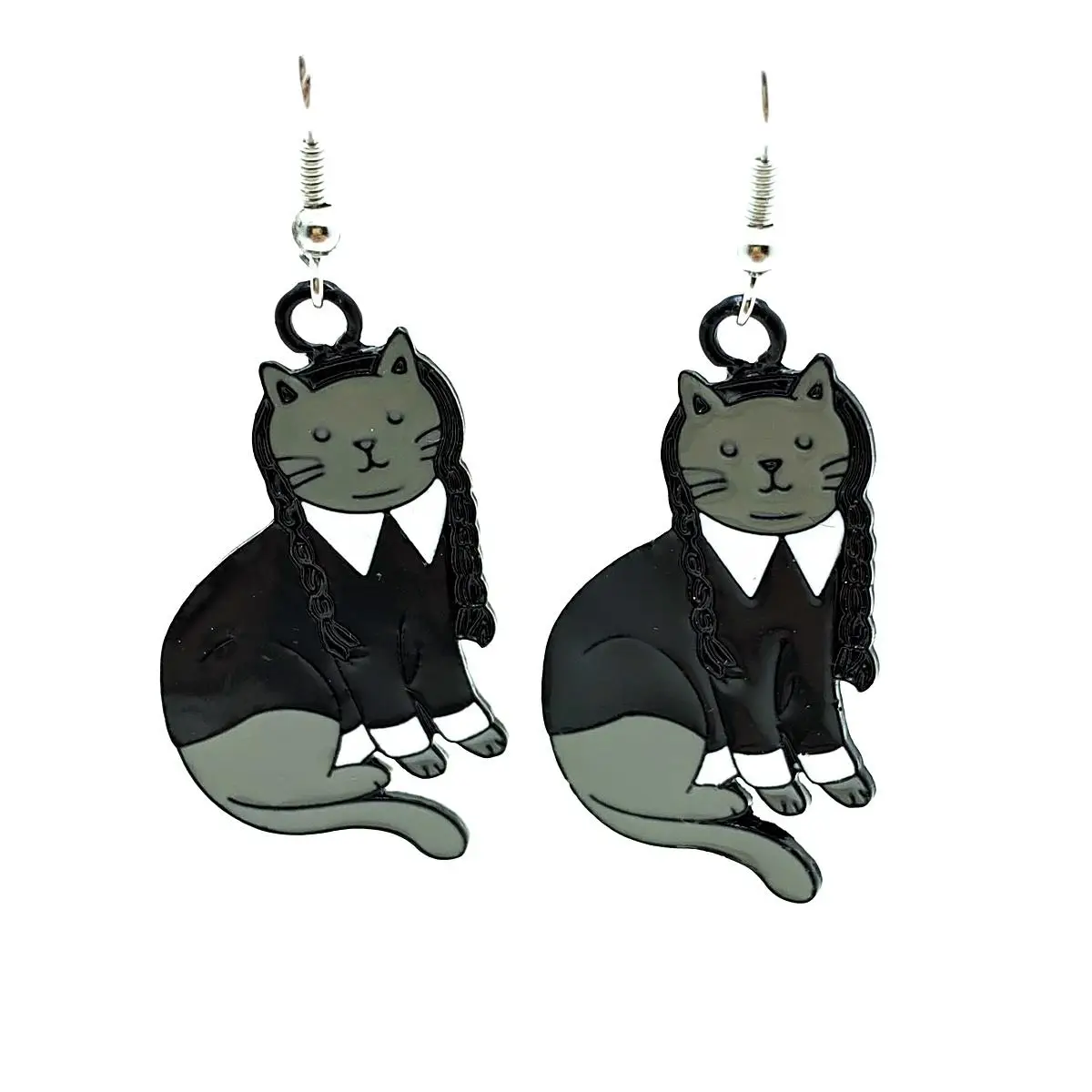 Sallantılı Yargıç Kedi Küpe bck01