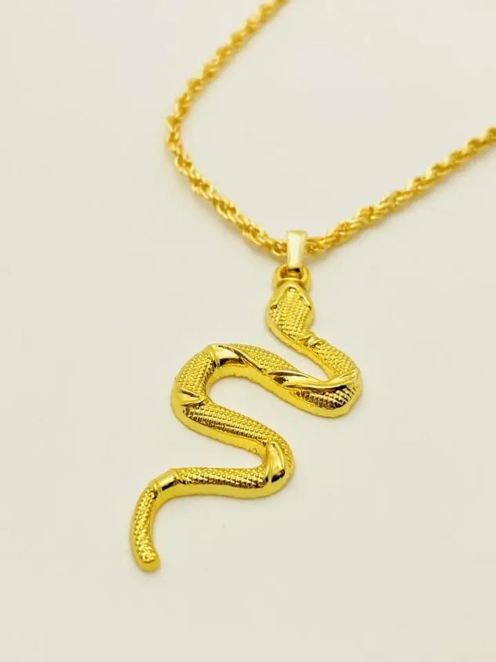 Yılan Kolye Gold Kaplama bbk20